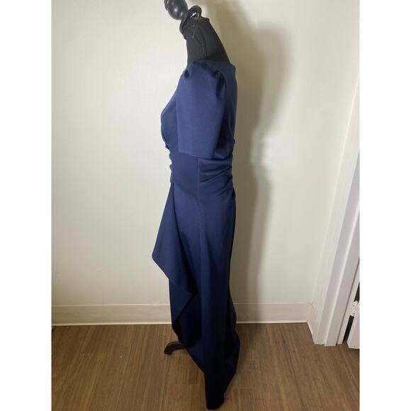 Xscape Navy Blue Formal Dress - Picture 5 of 6